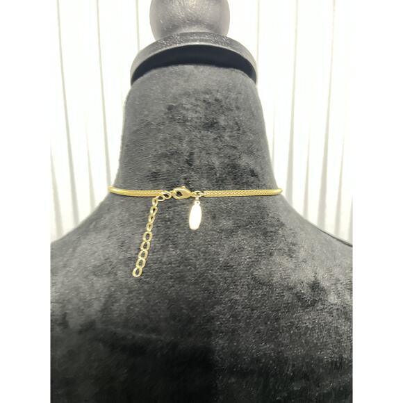 Wendy Williams Necklace Orange Gold Tone Pendant Adjustable Chain Womens Jewelry - Picture 2 of 8